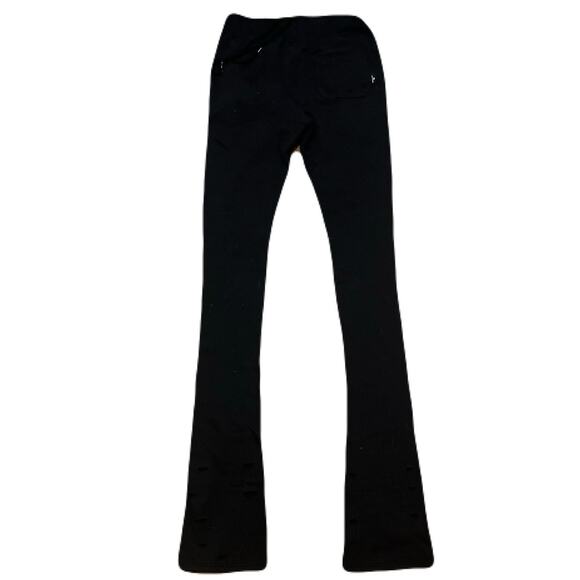 Si Tu Veux Black Superstack Men’s Sweatpants Size Medium - Picture 3 of 5